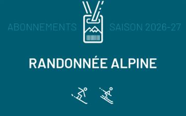 Image pour : ABONNEMENT RANDONNÉE ALPINE